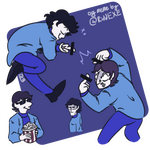 Draw the Squad (Beatles Cartoon art)